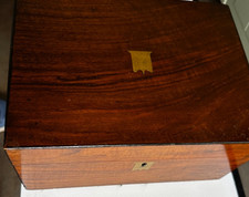 Antique  Writing Slope Box Portable Lap Desk