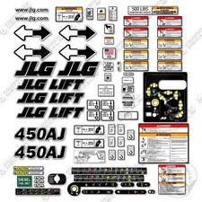 Fits JLG 450AJ Decal Kit Boom