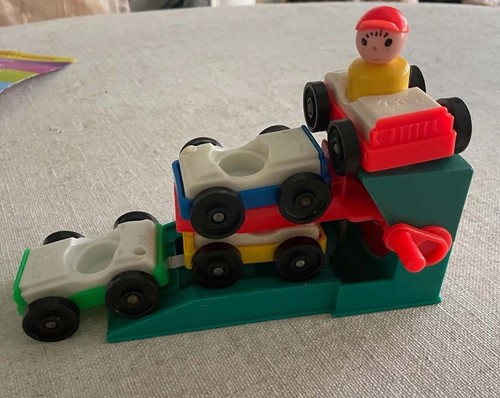 Vintage fisher price cars - vintage, car