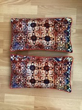 2 Х Lelièvre Paris Jean Paul Gaultier Home Modeste Rectangular Cushion Mandarine