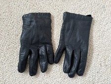 DENTS Men's Black Leather