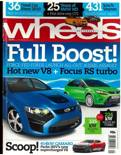 Wheels magazine september - september, 2010