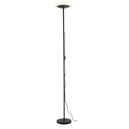 Led black switched uplighter - led,