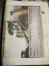 Krone Forage Harvester Big X Service Parts Manuals