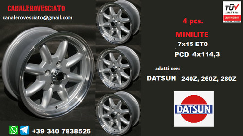 Rims minilite 15 7x15 - 7j,