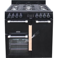 Leisure 90cm Gas Range Cooker CK90G232K Black Double Oven #1594