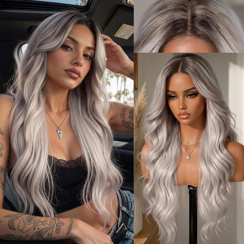 Silver platinum body wave - platinum,