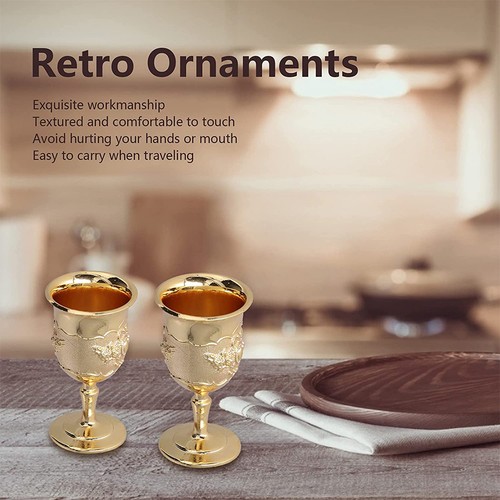 Pcs metal white wine glass - 2,