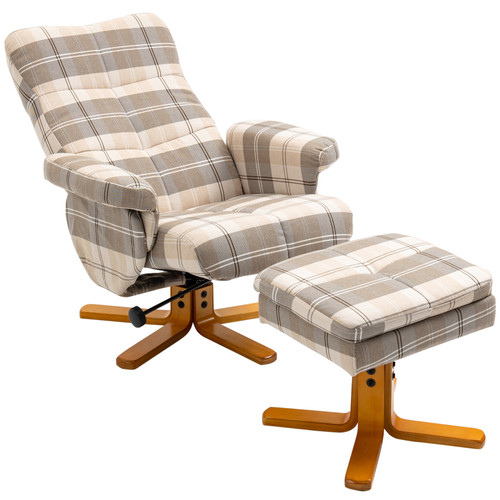 Recliner chair footstool linen - recliner,