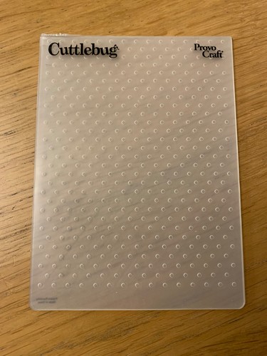 Cuttlebug embossing folder - folder,