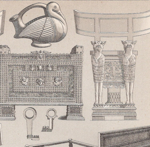 Roman furniture household - furniture, &