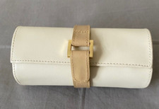 Jewellery  Travel Accessory Storage Organizer Roll Small Faux Leather