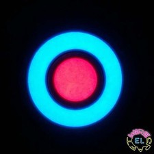 Bullseye - £5.99 - A 6cm EL Hoop with 3cm EL Button - many colour combos