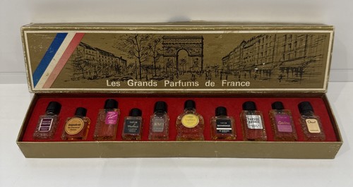 Vintage french mini perfume - french,