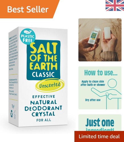 100 natural crystal deodorant - natural,