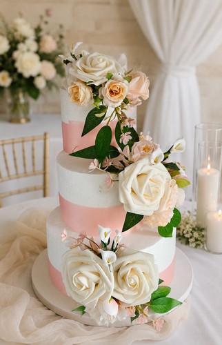 Wedding cake topper piece - cake,