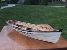 Wood ROW BOAT CANOE model