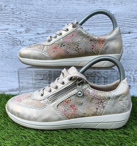 Rieker ladies gold multi - gold,