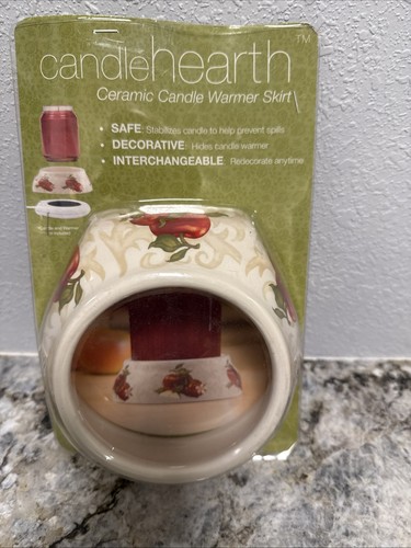 Apple design candle hearth - apple,