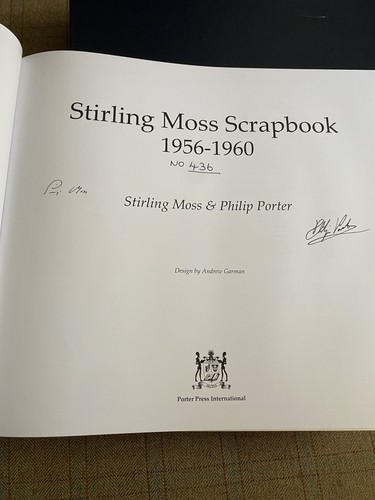 Stirling moss scrapbook 1956 - scrapbook,