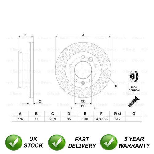 Brake disc front sjr - 2x,