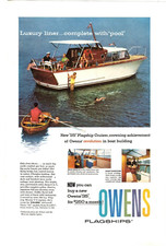 1958 Print Ad Owens Flagships