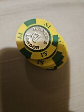 Maxims Casino Metal Token £1 Poker Chip London Collectible