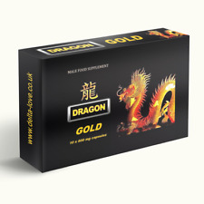 DRAGON GOLD Male Food Supplement 600mg x 10 Herbal Capsules/Pills
