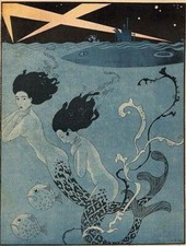 Mermaids and U-Boats Art Print