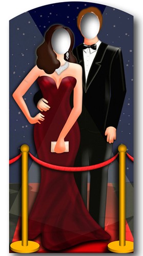 Hollywood couple stand red - couple, stand-in