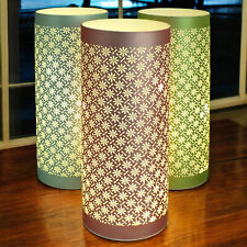 LED Table Lamps Battery Powered Cordless Glass Lights Illuminated Flower Petals