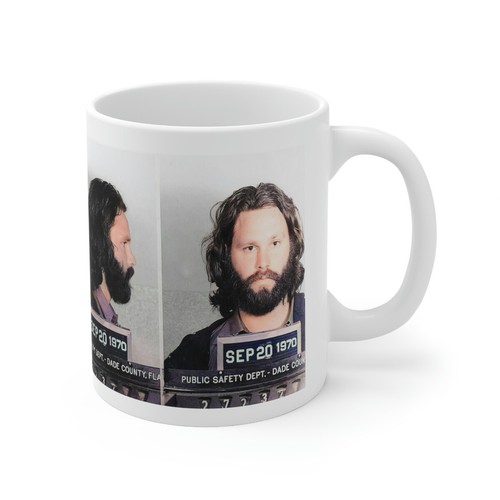 Jim morrison mugshot coffee - morrison,