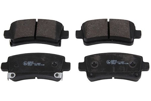 Rear brake pad set - pad,