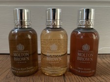 Molton Brown Mini Bath And Shower Gel, 50ml X 3 New and unused