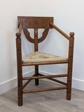 Swedish oak monk’s chair