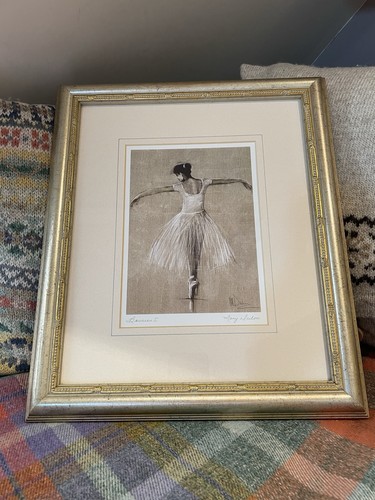 Ballet ballerina framed signed - ballet,