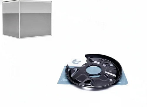 Brake disc cover - , rear