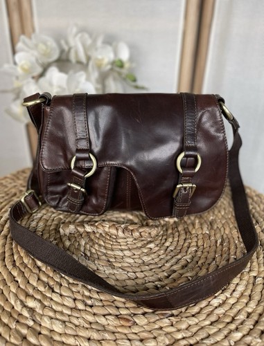 Bolla brown leather shoulder