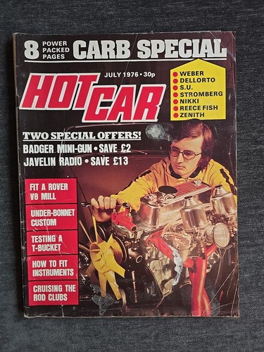 Hot car magazine july 1976 - car,