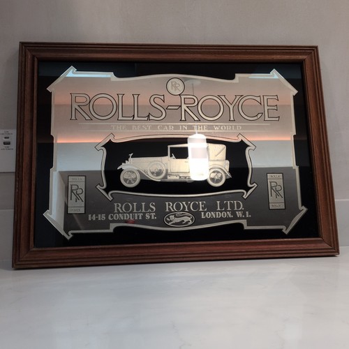 Framed vintage rolls royce - framed,
