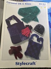 Stylecraft 8133 DK Scarf, Hat