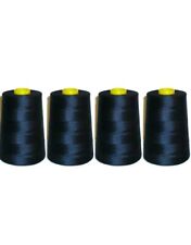 Overlocking Thread Polyester Industrial Sewing Machine 5000 Yard x 4 Cones NAVY