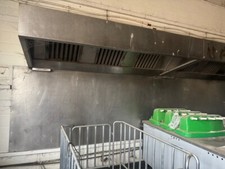 Commercial extractor fan canopy