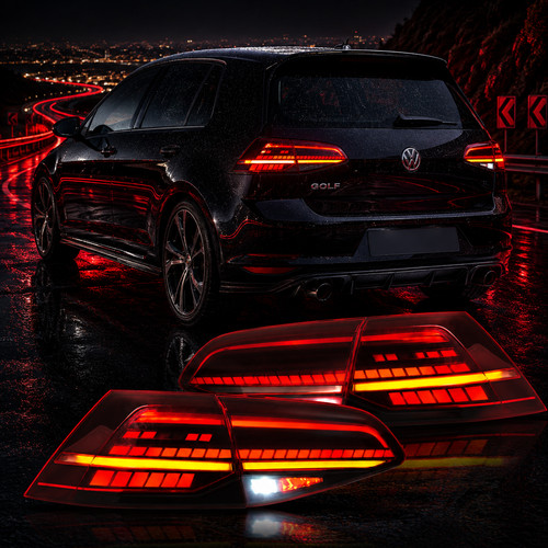 Led red tail lights for - lights, vw