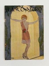 Antique Art Deco 1920s ‘Blanco y Negro’ Magazine Cover Illustrated by Loygorri
