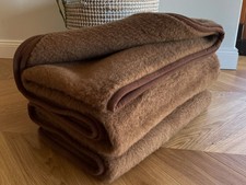 Luxury Wool Blanket Camel Hair