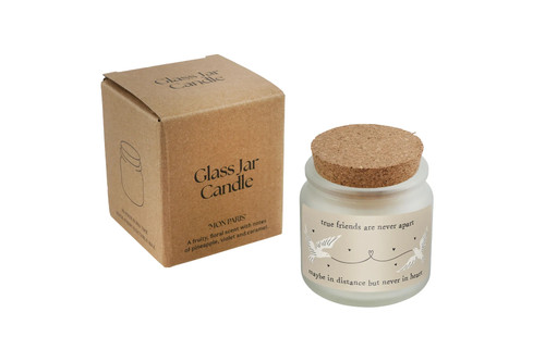 Friendship white scented jar - friendship,