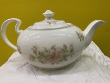 Vintage Bone China Tea Pot - Made In England Excellent Condition Floral Design