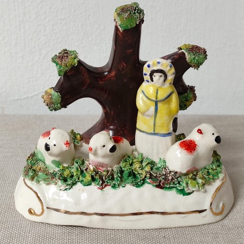 Staffordshire pearlware bocage - staffordshire,