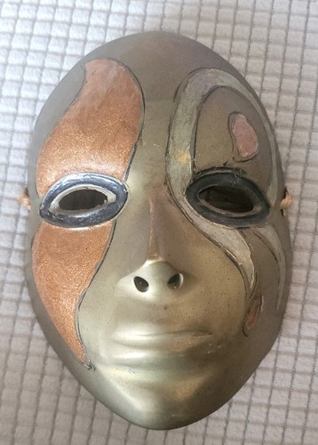 Venetian mask brass - mask.,